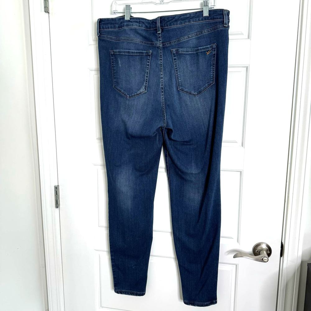 William Rast Womens Sculpted High Rise Blue Denim Skinny Jeans Size 33 - Picture 2 of 13
